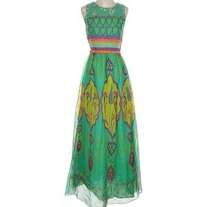 Hemant & Nandita Green Maxi Dress